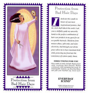 Protection from Bad Hair Days Prayer Candle