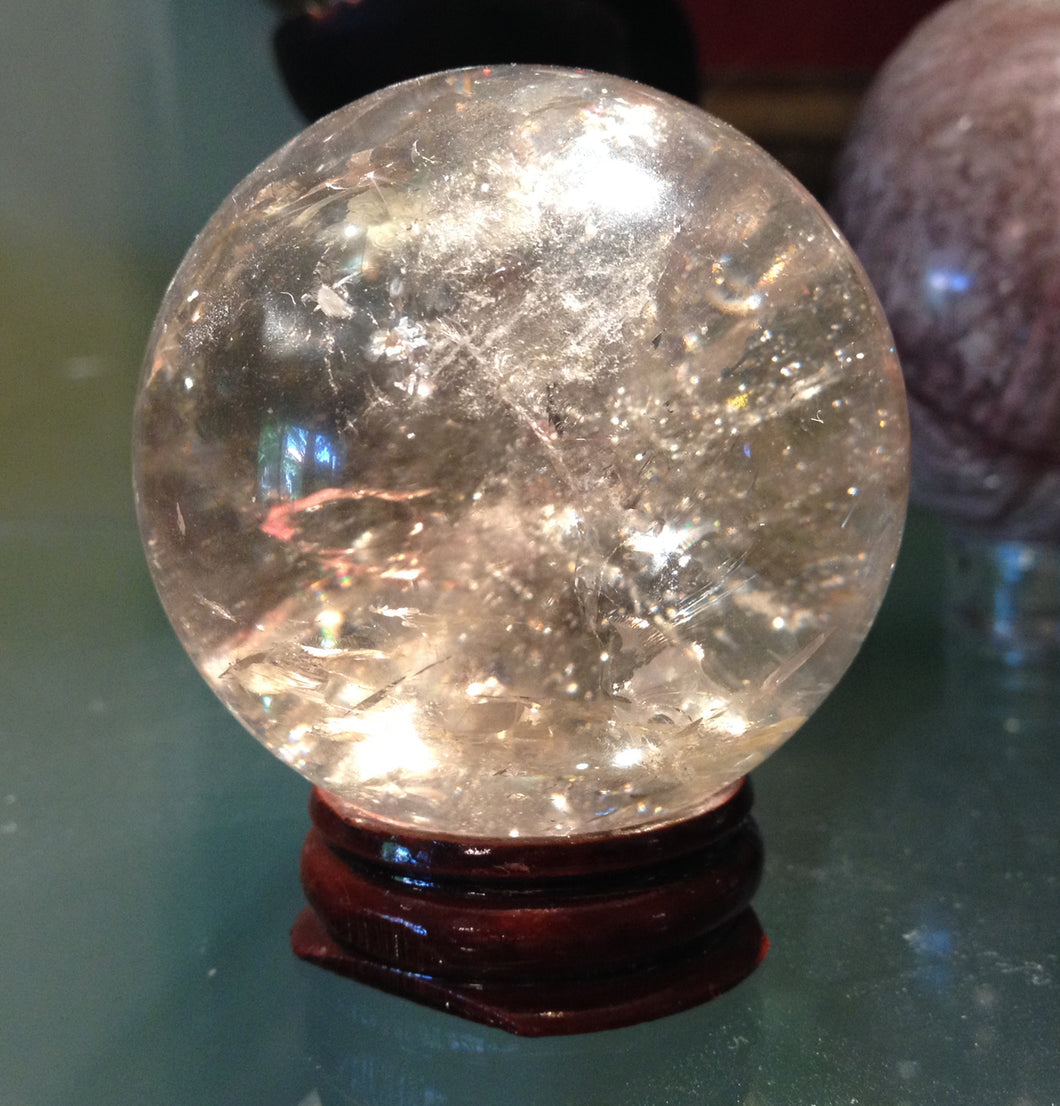 Smoky Quartz Sphere 54mm or 2-1/8 inch