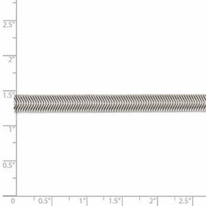 Sterling Silver 22 inch Snake Chain Necklace - 6.2mm thickness