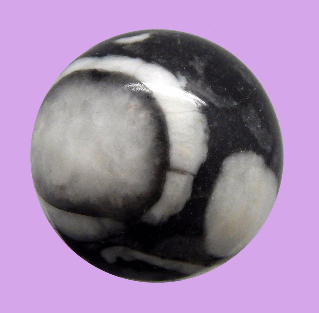 Zebra Jasper or Zebra Agate Sphere 30mm