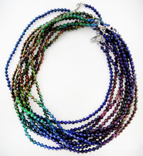 Load image into Gallery viewer, Mirage 5mm Strand of Bicone Beads 18 Inch Necklace