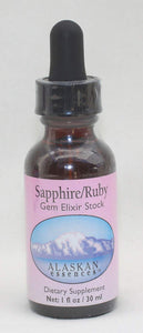 Sapphire and Ruby Gem Elixir 1 oz size from Alaskan Essences