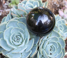 Load image into Gallery viewer, Black Obsidian Sphere 3 inch wide