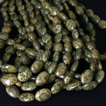 Load image into Gallery viewer, Wealth Stone: African Green Brecciated Jasper Beads