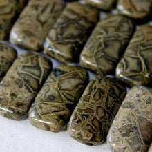 Load image into Gallery viewer, Wealth Stone: African Green Brecciated Jasper Beads