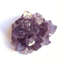 Load image into Gallery viewer, Amethyst Rose Cluster Stalactite Tip - Dark Purple with Big Points