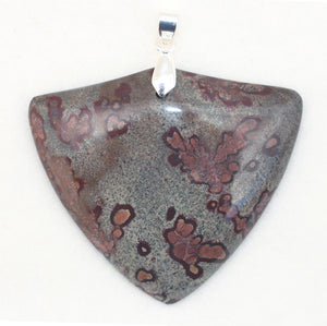 Chohua Jasper Pendant in a shield shape