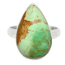 Load image into Gallery viewer, Variscite Ring Sterling Size 8