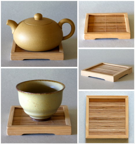 Bamboo Square Coaster 4 inch Square