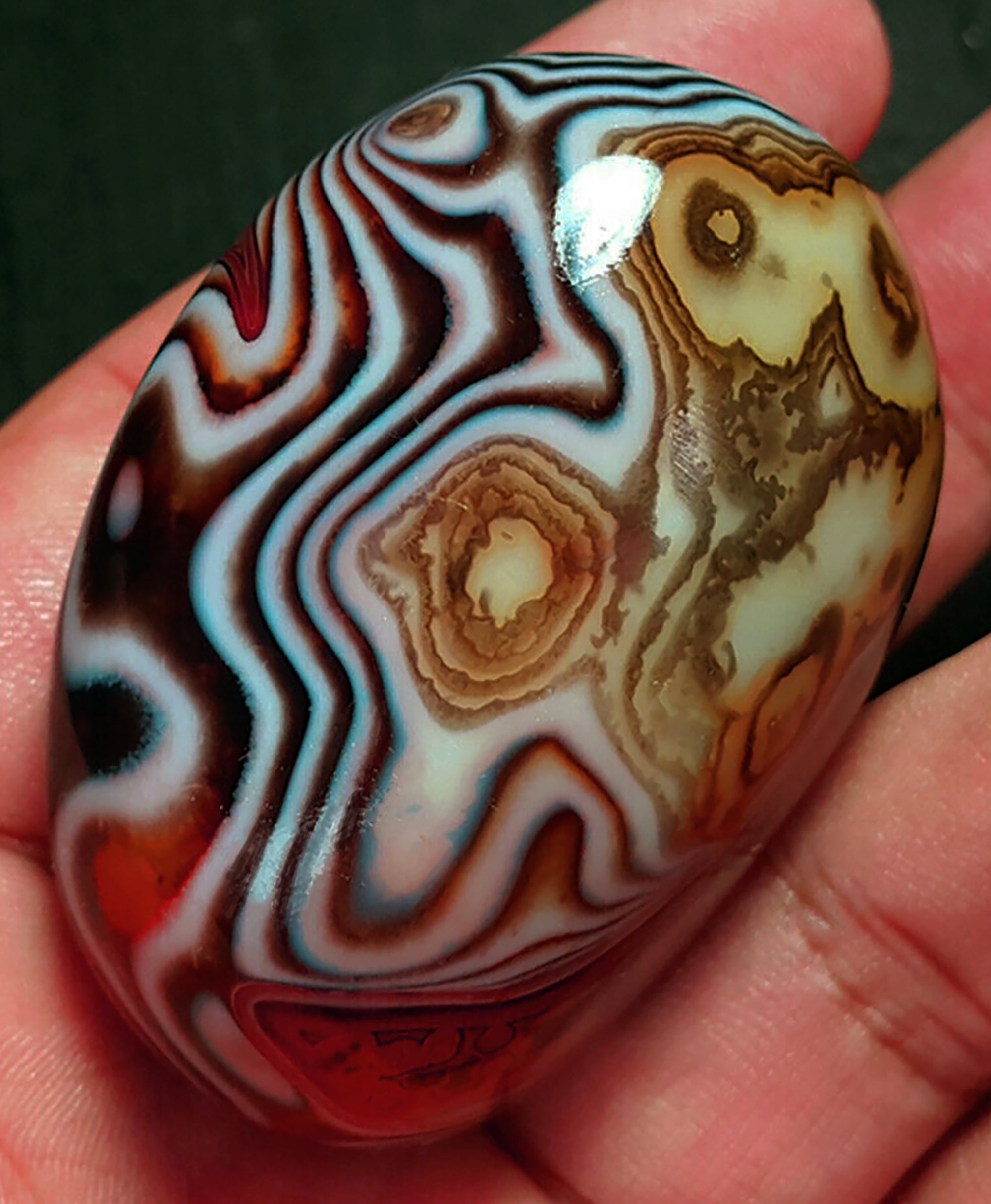 Banded Agate Gallet with amazing patterning – Life is a Gift Shop