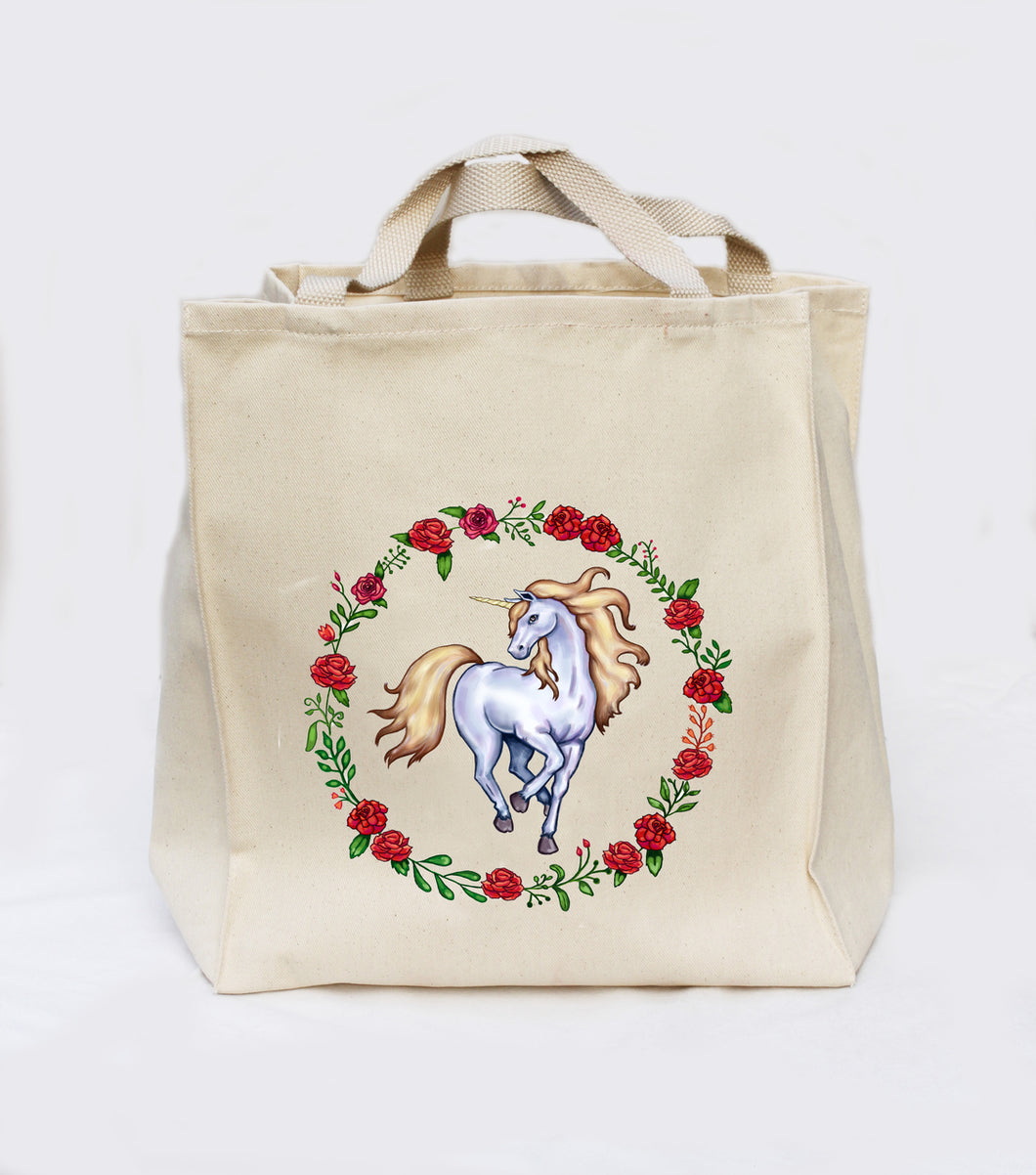 Unicorn Grocery Bag Cotton Tote
