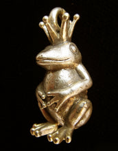 Load image into Gallery viewer, Frog Prince Brass Pendant