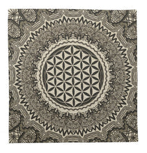 Load image into Gallery viewer, Mandala Flower of Life Meditation Cloth for Prosperity
