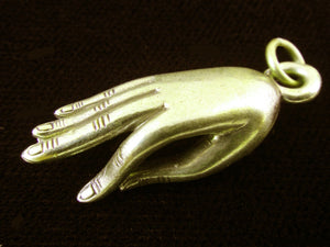 Buddha Hand Brass Charm