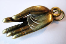 Load image into Gallery viewer, Buddha Hand Brass Charm