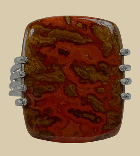 Cady Mountain Agate Ring size 6