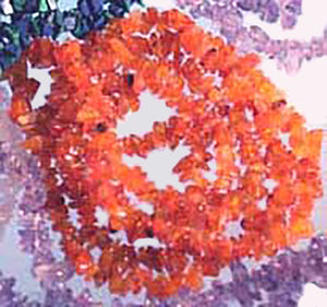 Carnelian Natural Gemstone Chip Necklace