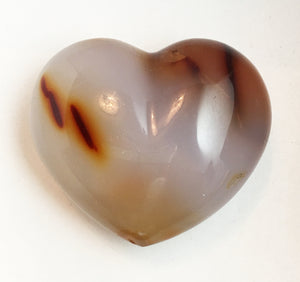Carnelian Puffy Heart 57.5mm wide