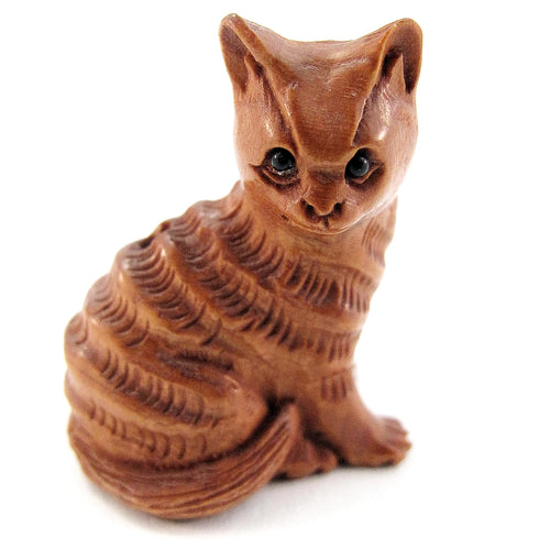 Sitting Cat Ojime Bead