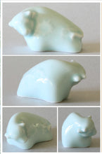 Load image into Gallery viewer, Chinese Zodiac Celadon Porcelain Figurine - Year of the Ox