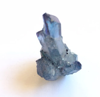 Celestial Aura Quartz Crystal Miniature Cluster