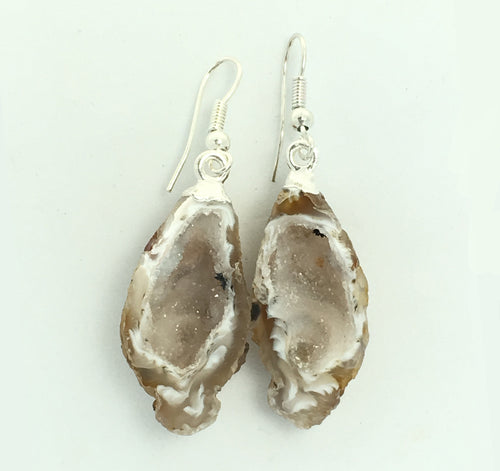 Agate Geode Druzy Earrings