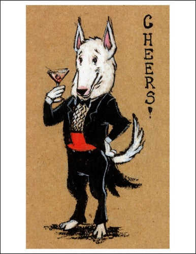 Dog card that is perfect for formal occassions!