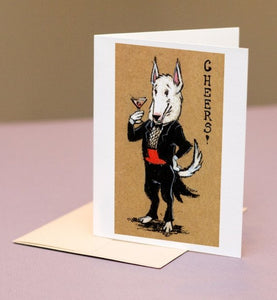 Dog card that is perfect for formal occassions!