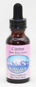 Citrine Gem Elixir 1 oz Alaskan Essences
