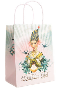 Papaya Art Gift Bag with Foil Embellishments