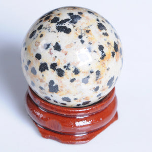 Dalmatian Stone aka Dalmatian Jasper Sphere 30mm