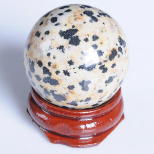 Dalmatian Stone aka Dalmatian Jasper Sphere 30mm