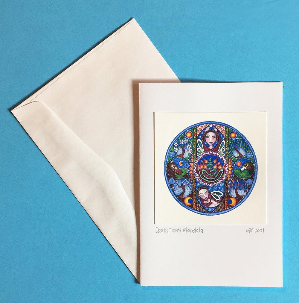 Death Tarot Mandala Card - great meditative tool
