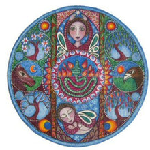 Load image into Gallery viewer, Death Tarot Mandala Card - great meditative tool