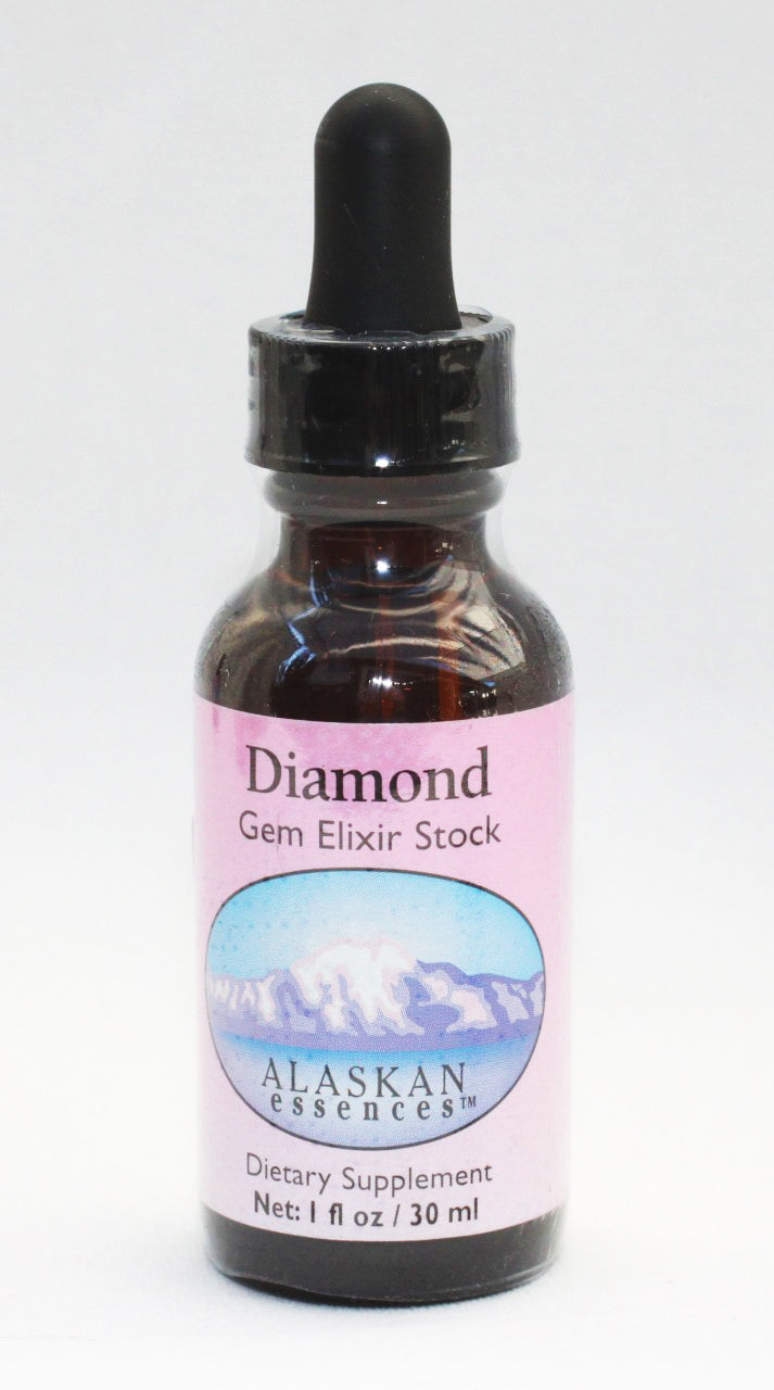 Diamond Gem Elixir 1 oz size from Alaskan Essences