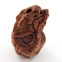 Load image into Gallery viewer, Dragon Bead Ojime Bead - Dragon with Ball