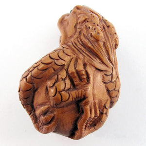 Dragon Bead Ojime Bead - Dragon with Ball