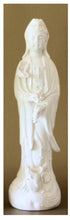 Load image into Gallery viewer, White Porcelain Kwan Yin Statue 12 inch Fountain