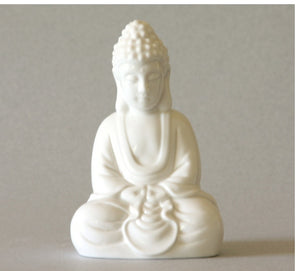 Seated Buddha Statue in Blanc de Chine porcelain