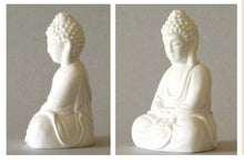 Load image into Gallery viewer, Seated Buddha Statue in Blanc de Chine porcelain