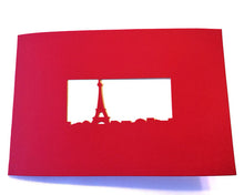 Load image into Gallery viewer, Eiffel Tower Pop Up Card 3-D Laser Cut