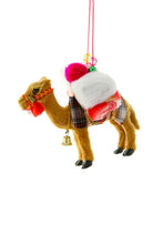 Load image into Gallery viewer, Camel Figurine Ornament with Faux Fur and Rich Detail - Retired Design