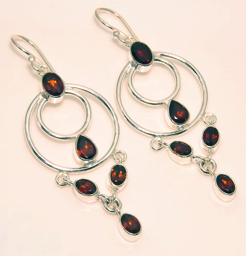 Garnet Gemstone Earrings