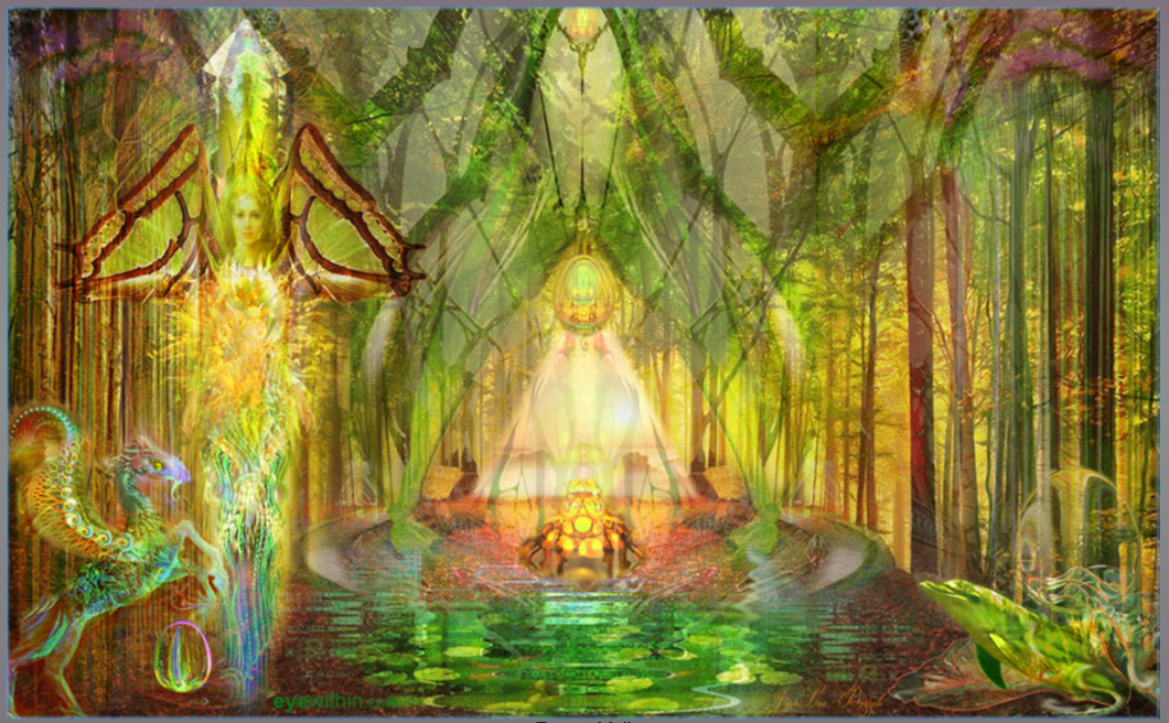 Spiritual Art 11x14 Print Forest Veil