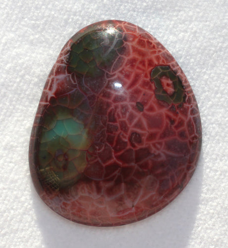 Fire Agate Cabochon for magnetic attraction and persuasion