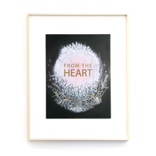 Load image into Gallery viewer, From the Heart Papaya Art Panel Print
