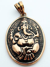 Load image into Gallery viewer, Lord Ganesha Pendant Copper Amulet