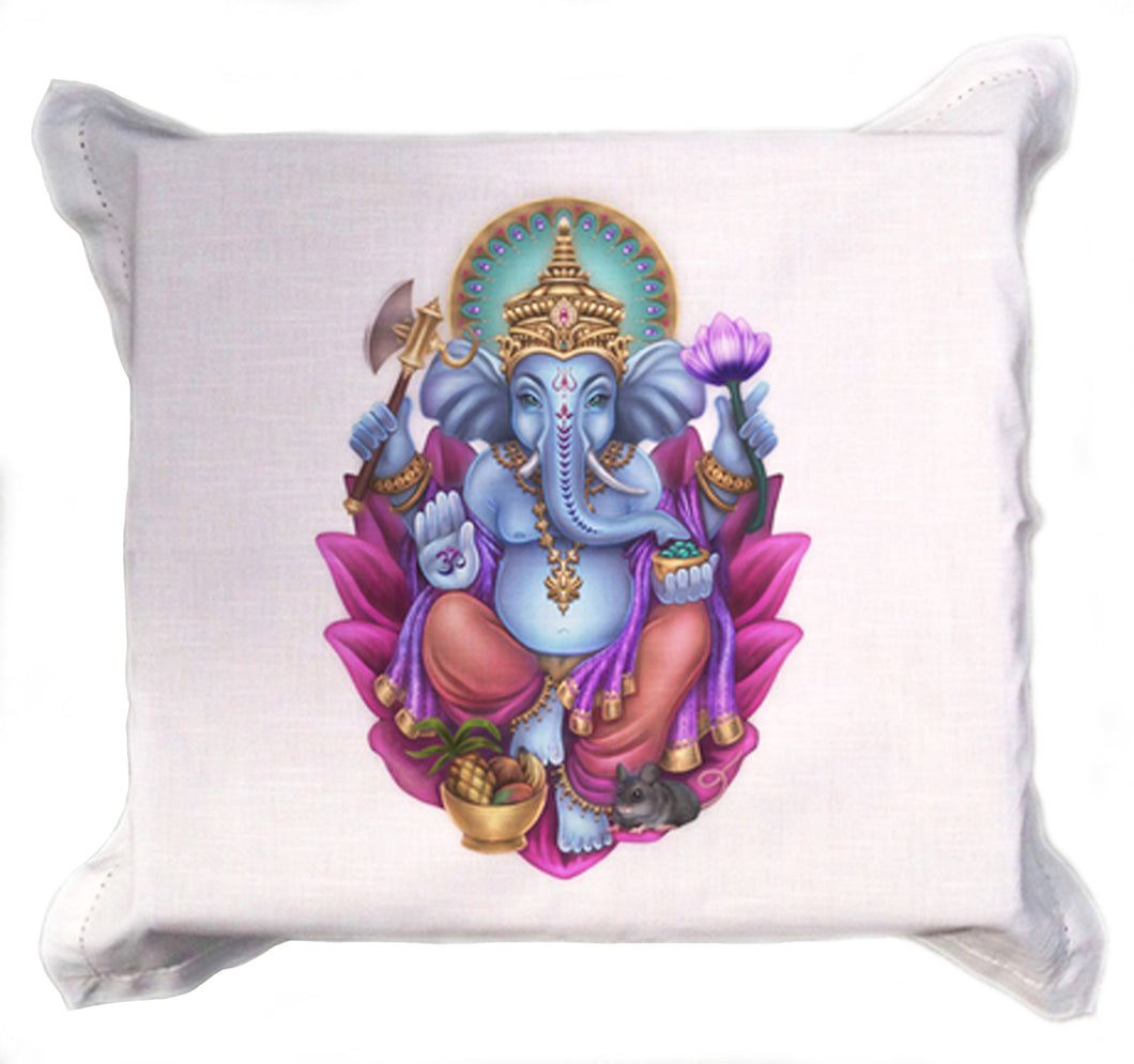 Lord Ganesh Print Tarot Cloth by Brigid Ashwood