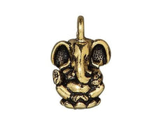 Load image into Gallery viewer, Ganesh Brass Charm TierraCast