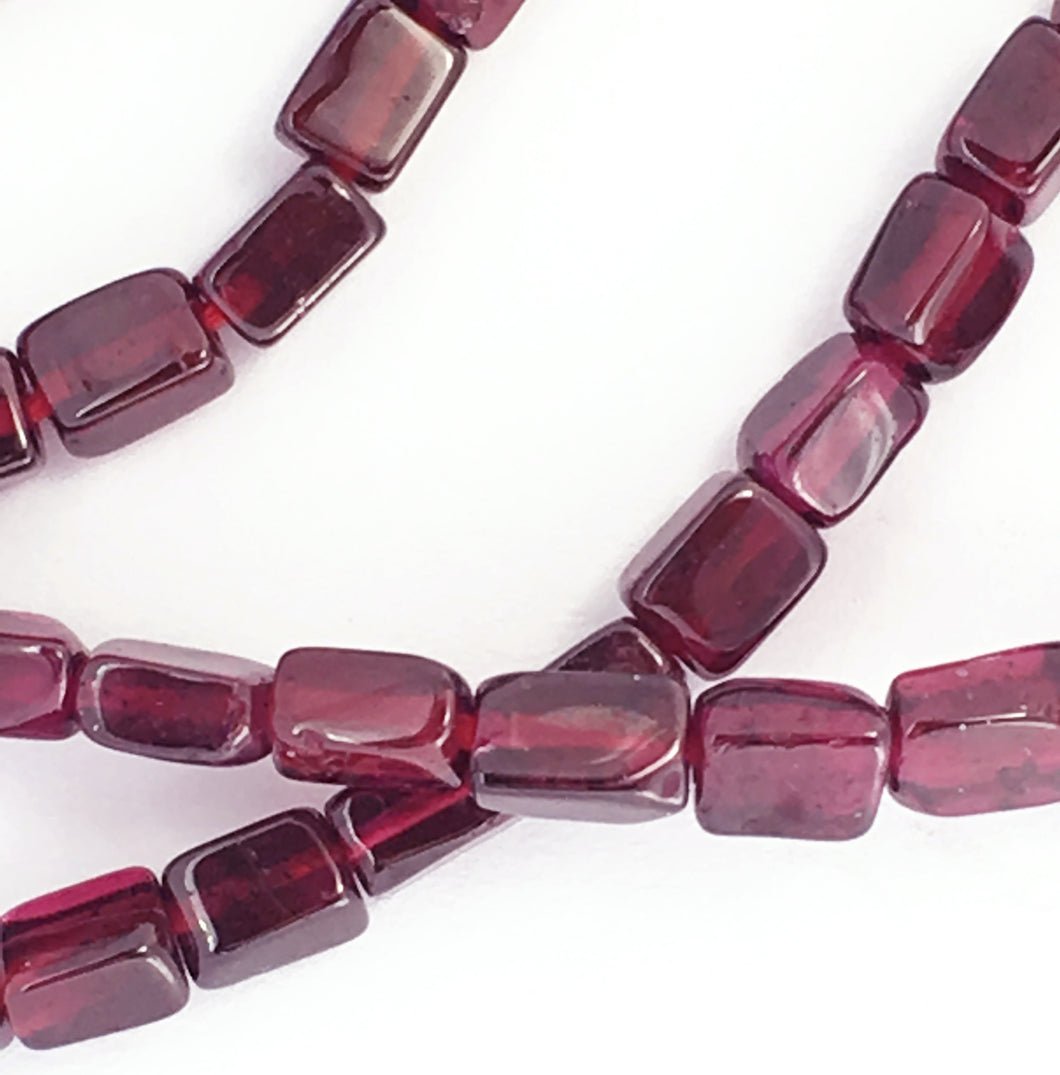 Red Garnet Beads for Jewelry Making
